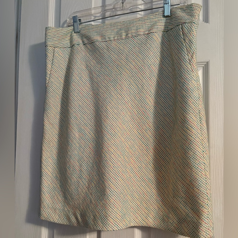 NWOT MERONA Cream Skirt Pastel Colors Perfect for the Season Wear color top 14 - Picture 1 of 8